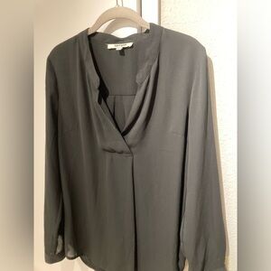 Daniel Rainn Split neck Henley blouse